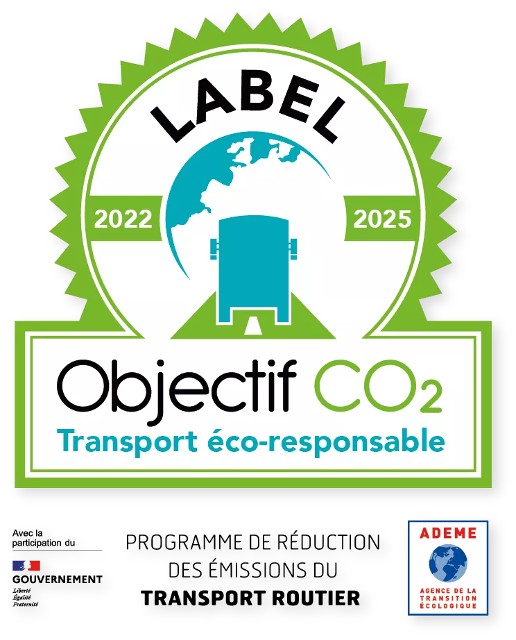 Label Objectif CO2 Transport éco responsable - Groupe Jolival, transport et logistique